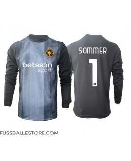 Günstige Inter Milan Yann Sommer #1 Torwart Heimtrikot 2025-26 Langarm